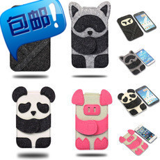 厂家直销定制彩色毛毡熊猫内胆包 忍者毛毡电脑包保护套1|ru