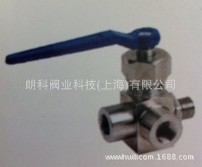 压力表三通旋塞阀朗科阀业压力表三通旋塞阀X14W-64P