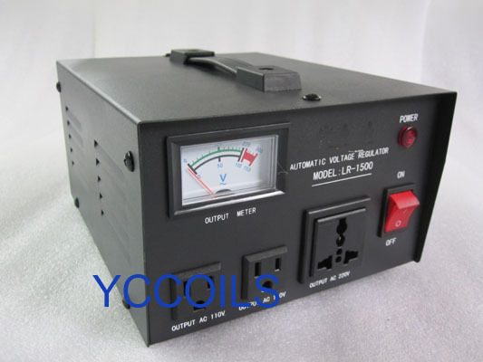 LR-1500W AC110V/220V自动单相交流变压稳压器1500W稳压器电源