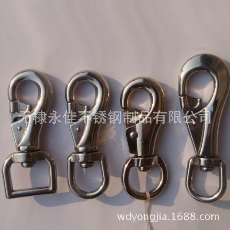 弹簧钩 不锈钢弹簧钩 万向钩 旋转钩