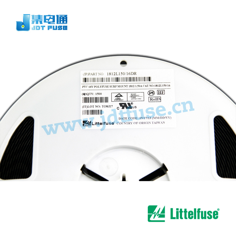 贴片保险丝1812L150/16DRLittelfuse力特自恢复保险丝1.5A/16V