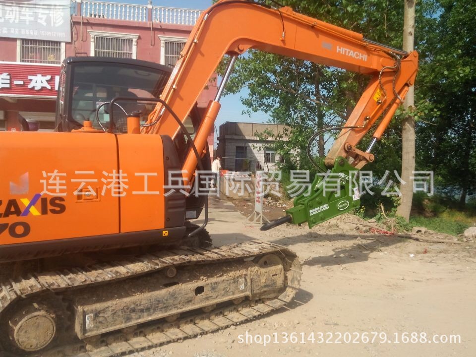 工兵破碎锤 挖掘机破碎锤 炮头 小挖机破碎锤T60 钎杆70 日立小松