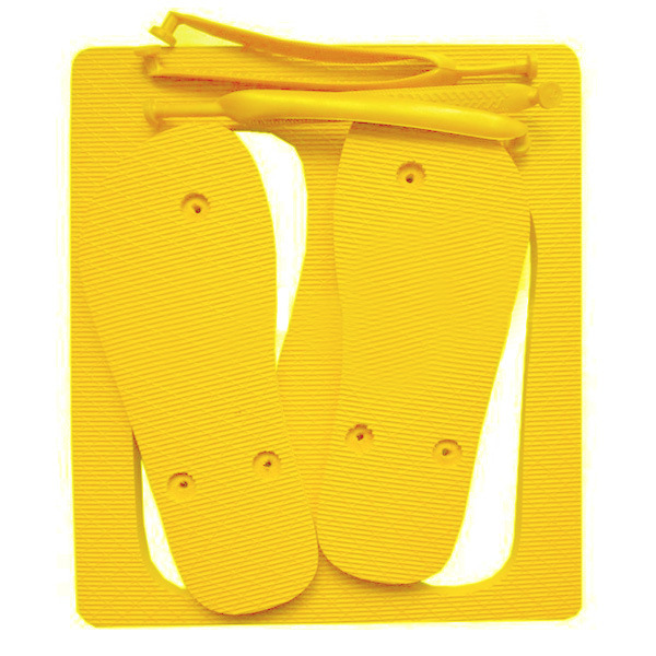 sublimation slipper yellow