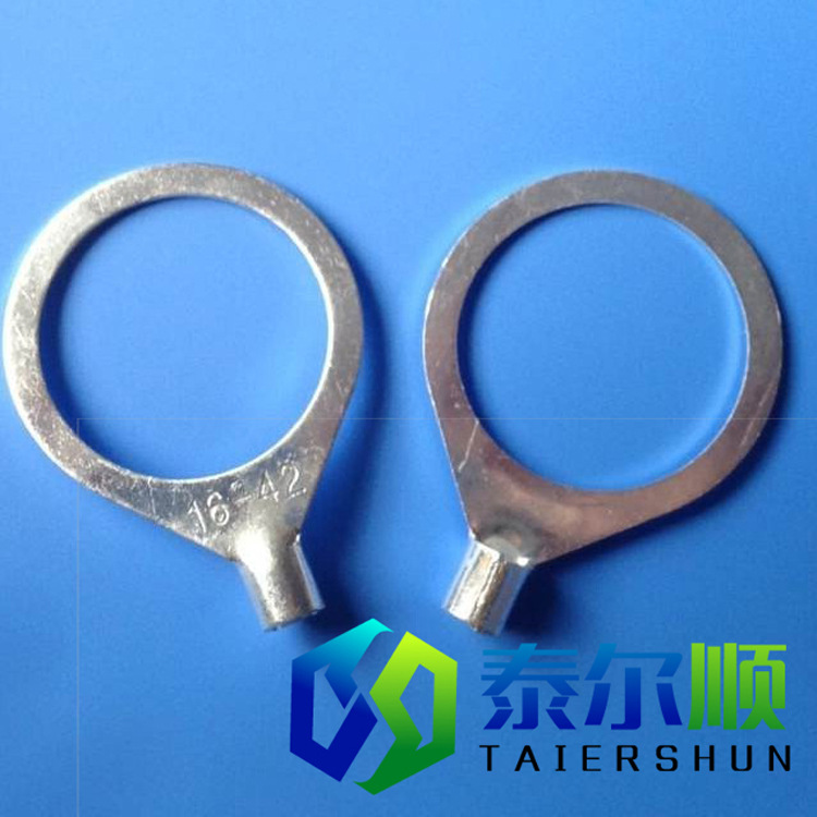 O型铜接线端头,OT50-34（OT50-35）圆形冷压端子 镀银铜线耳,线鼻|ms