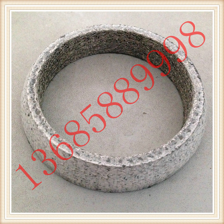 供应汽摩排气管接口垫 陶瓷质排气管接口垫 涂白排气管接口垫