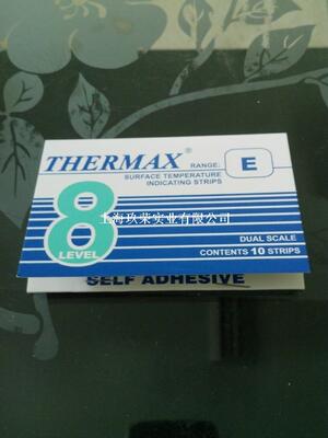 Britain THERMAX Temperature measuring paper 8 Temperature paper 204~260 Centigrade temperature measuring paper !