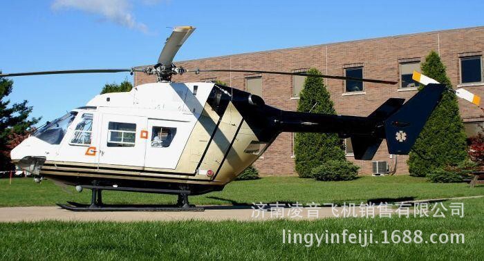 直升机适航证 86年欧直BK117A-4直升机 欧直EC145直升机前身