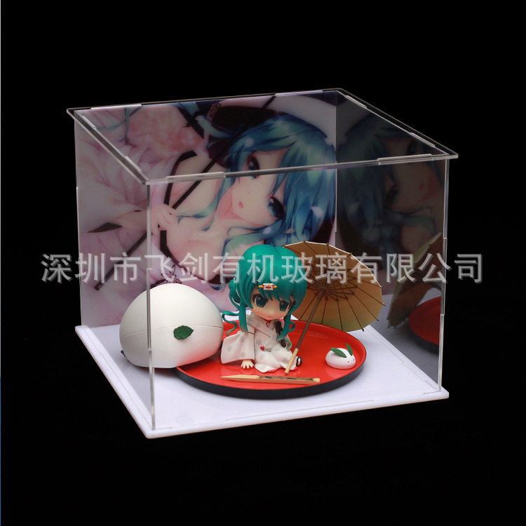 制作防尘保护罩亚克力罩有机玻璃罩子 透明亚克力模型展示盒