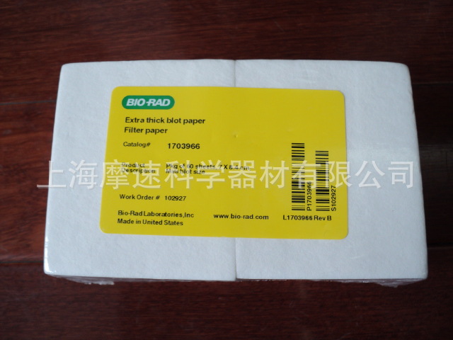 #170-3966 伯乐BIORAD  超厚杂交滤纸7 x 8.4 cm