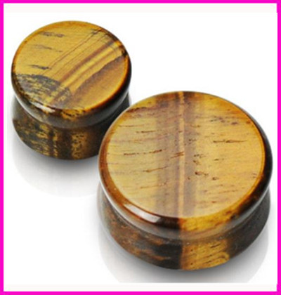 Tiger's Eye Acrylic Ear Tunnel Solid Ear Expander Plug Gauges for Body Piercing Hot Sale detail image 10