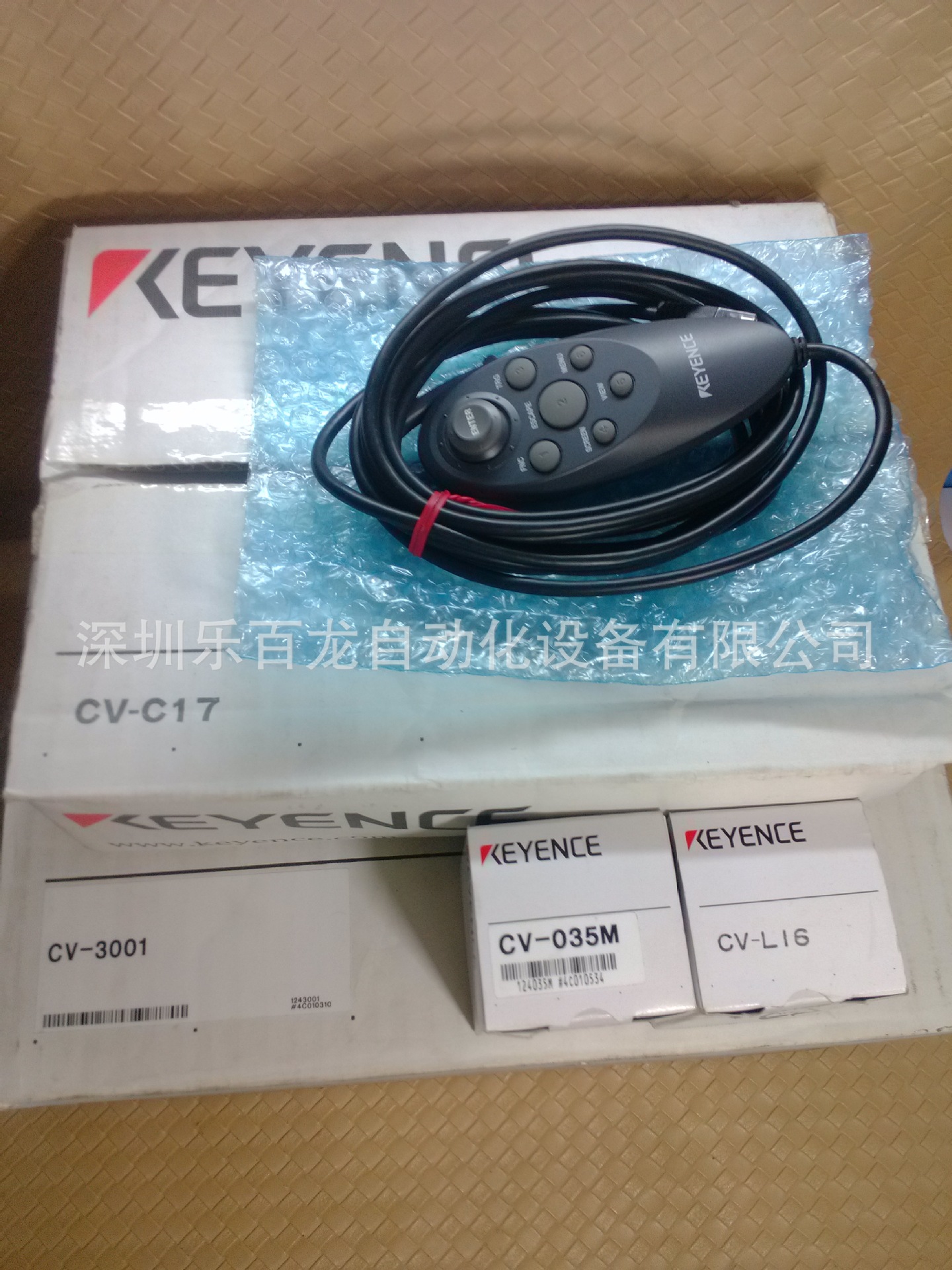 整套基恩士 图像传感器 CV-3001 控制器 CV-3001P全新原装