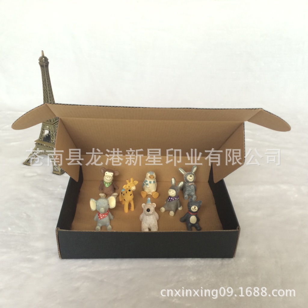 【企业集采】黑卡超硬飞机盒纸盒 服装快递盒包装盒