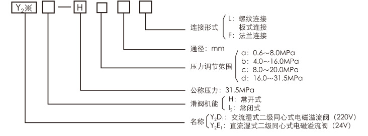 Y2D1O-Ha10L型號意義