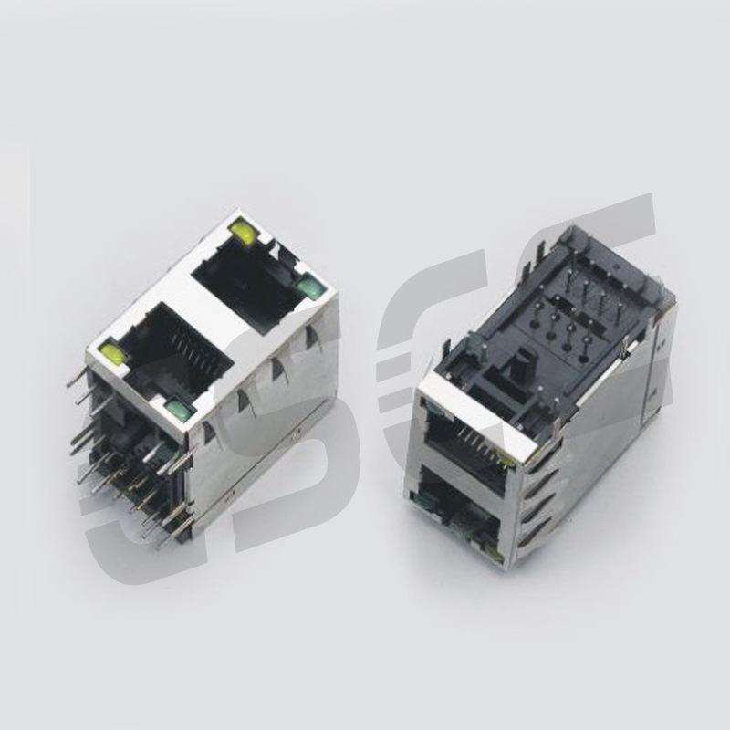 厂家直销货真价实小型电脑连接器RJ45变压器插座RJ45网络插座