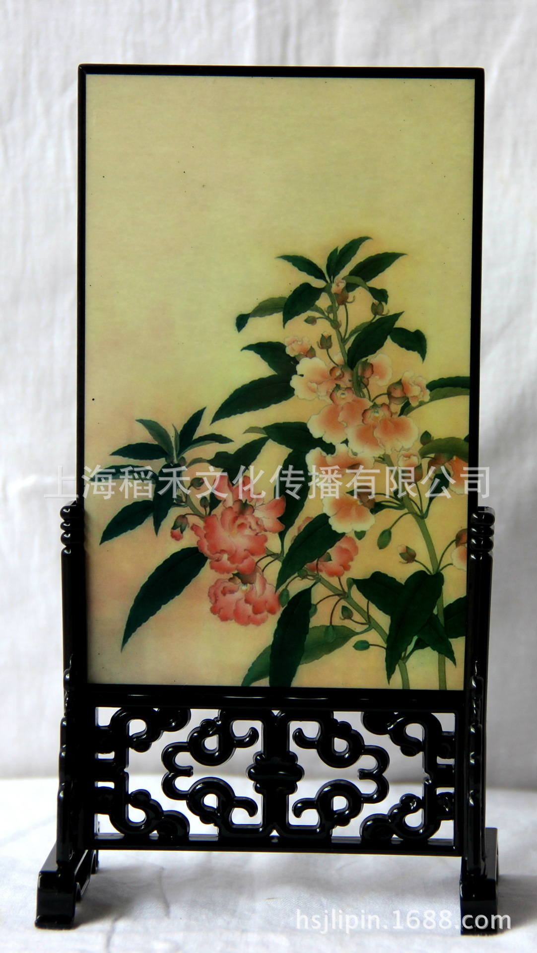 小台屏 七月花神 背面