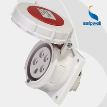 斯普威爾防水插座 工業插座 五芯32A成套箱用工業防水插座SP-240