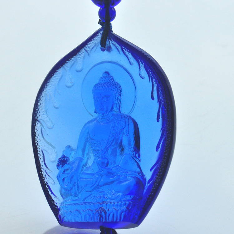 一件代发药师佛像汽车挂件琉璃车内吊饰 平安符创意礼品量大从优|ms