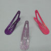 Factory wholesale hardware roasted paint water drops DIY jewelry accessories BB hair clip BB simple water drop clip