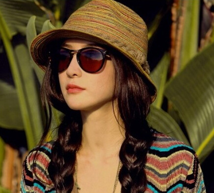 夏季小辣椒新款民族草帽 韩国礼帽女夏天沙滩波西米亚帽子