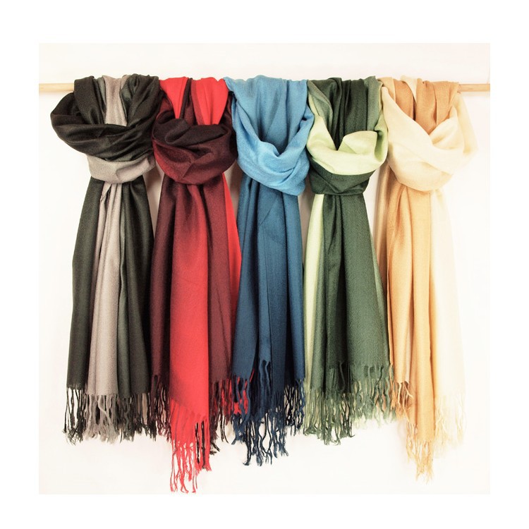 PASHMINA Cashmere Gradient Shawl グラデーションストール