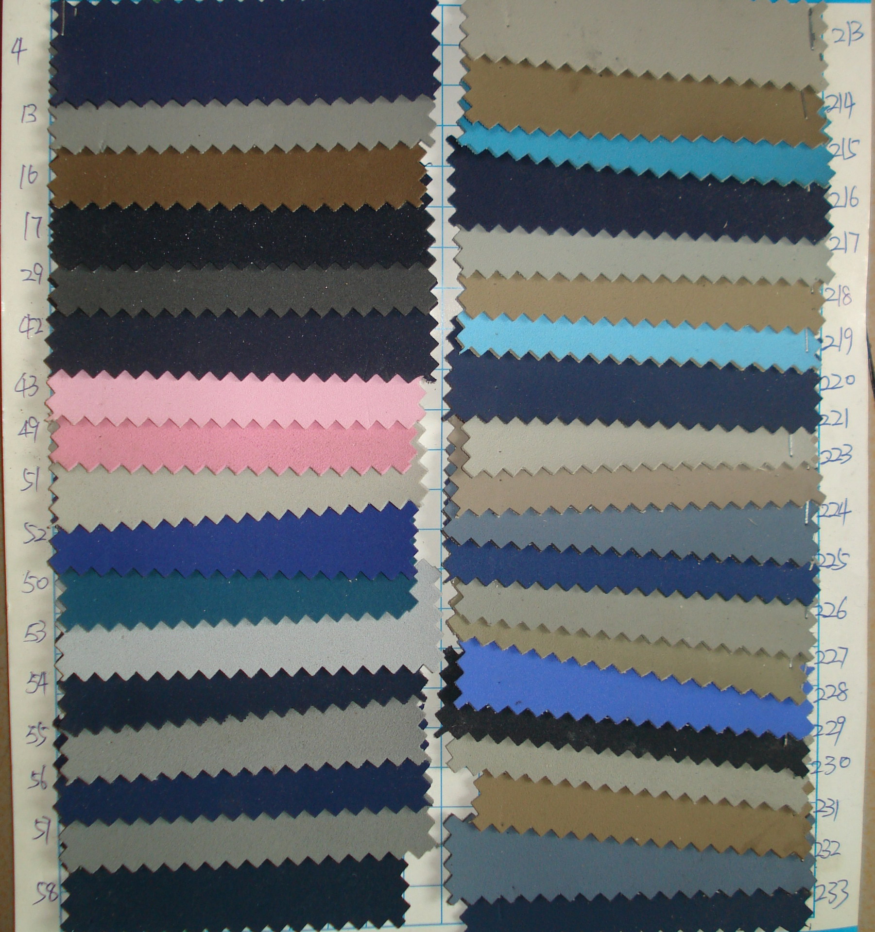 PVC皮革 珊瑚面皮革 粗磨砂 磨砂 环保皮革 箱包皮革