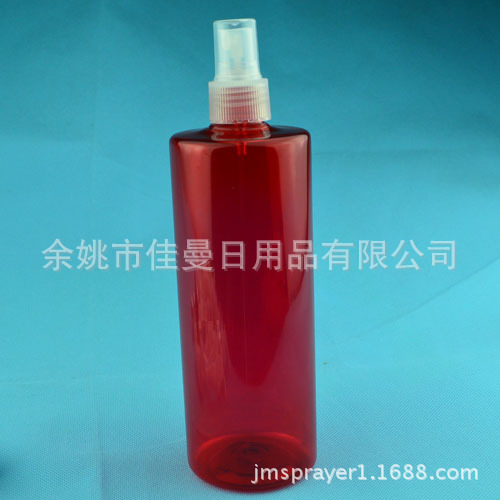 厂家批发彩色透明500ml喷瓶 塑料小喷雾瓶 小喷壶 化妆品瓶子 