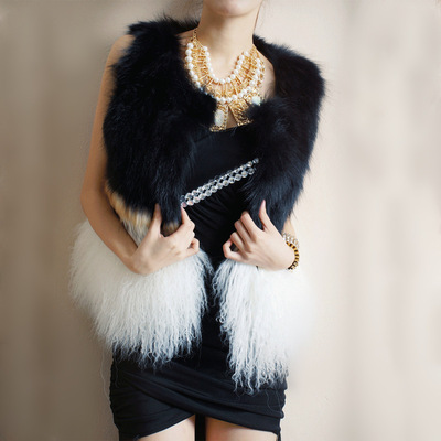 Ladies temperament Raccoon fur winter new pattern leather and fur coat Vest encryption thickening Fur Vest new pattern