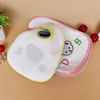 Buckle, waterproof children's eating bib, with little bears, wholesale