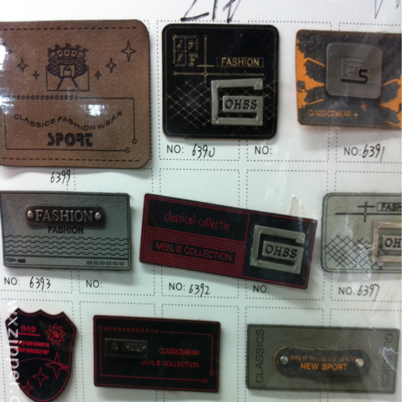 【伟兴辅料】提供金属标厂家批发时尚创意烫金创意印潮牌