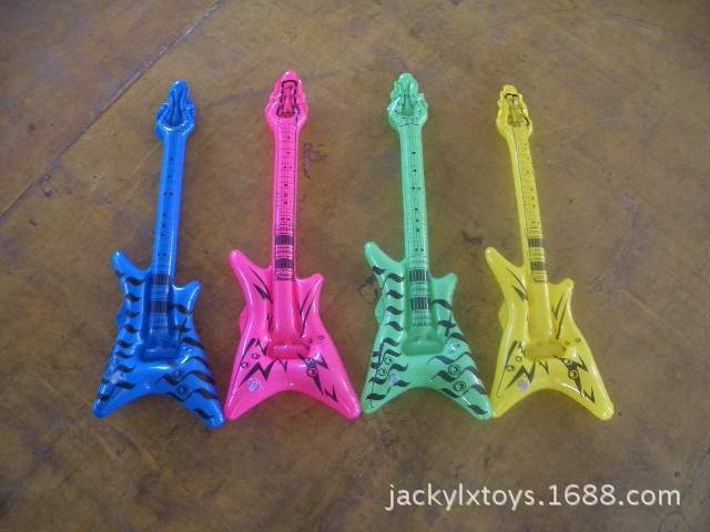 Small inflatable guitar