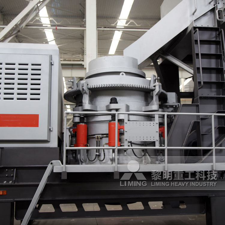 黎明重工 售后承诺 圆锥破移动车 圆锥碎石机械设备 页岩砖破碎机