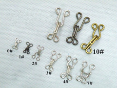Underwear button, collar hook, hook-and-eye closure, trouser hook, discipline button, metal button, invisible fur coat double-button concealed button