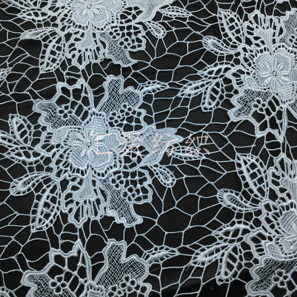 电脑绣花 时装面料 水溶绣花 绣花