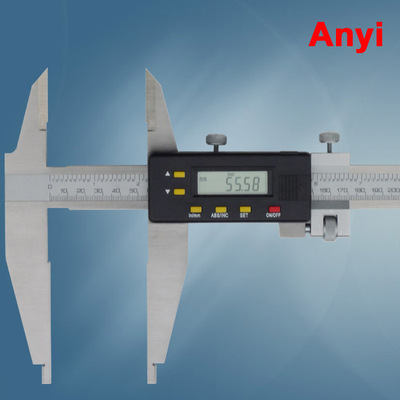 安一双外爪带表卡尺双外爪数显卡尺0-300mm加十方头平头卡尺