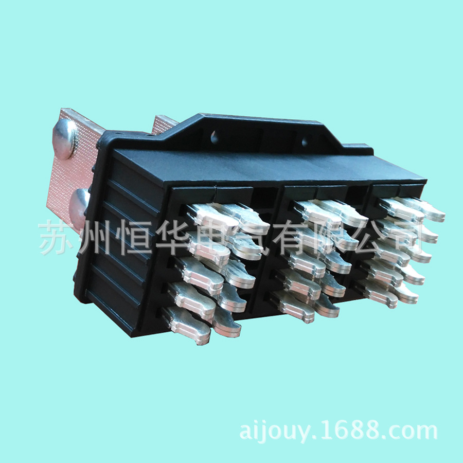 主电路动插件DCT5-B-3-630A 690V 长铜排镀银触头