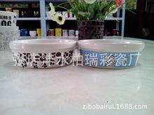 山东淄博厂家直供 讨喜宠物碗 陶瓷碗 好可爱~
