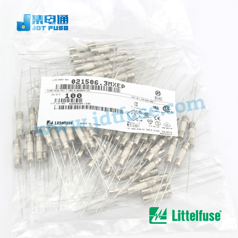 021506.3MXEP 力特Littelfuse带引腿5×20陶瓷保险管慢断保险丝