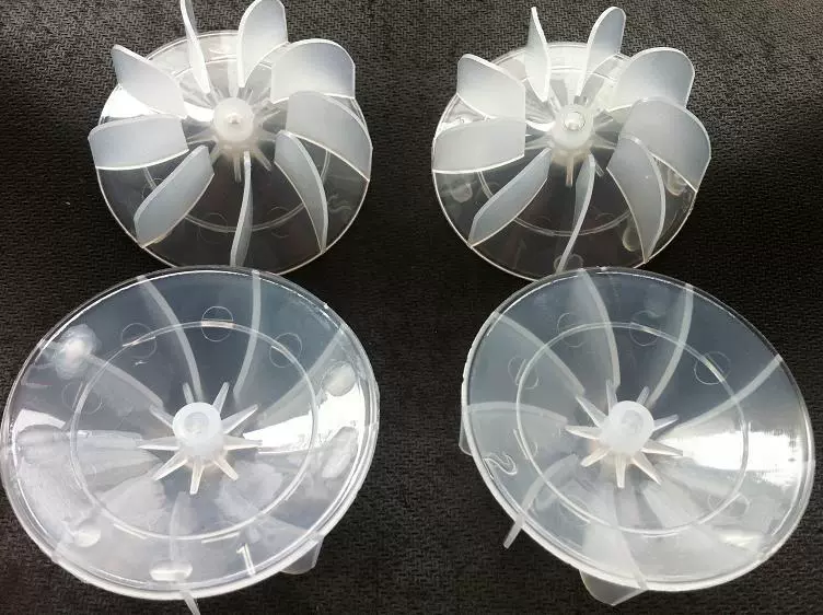 Plastic wind leaf high stable PP wind leaf bleaching wind leaves small wind leaves nine leaves wind leaves
