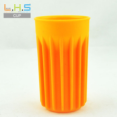 Luo Hasi Never heat insulation Water cup originality Anti scald Plastic cup New strange tea cup-glass