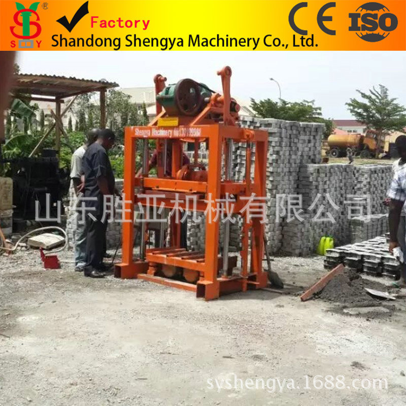 QTJ4-40（小型）路面砖机 水泥实心砖机 水泥空心砖机