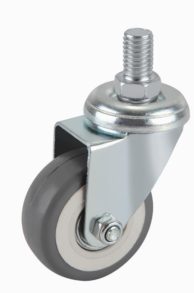 厂价直销美容美发大工凳配件 师傅椅全新不锈钢螺纹轮