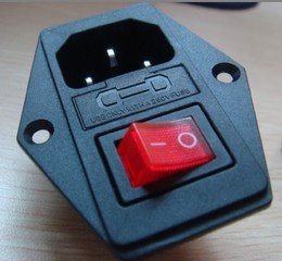 CNXLE乐清星利电子AC开关电源插座系列带固定安装孔