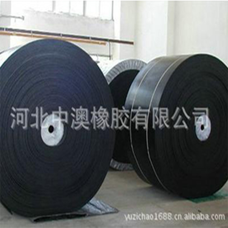 工厂定制各种规格橡胶输送带 工矿用橡胶传送带 运输石头