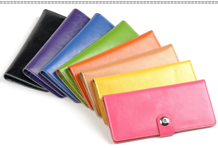 Women's wallet leather long Yiwu manufacturers wholesale new special stall good supply fashion women's wallet