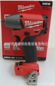 批发零售米沃奇无碳刷充电式冲击扳手2654-20