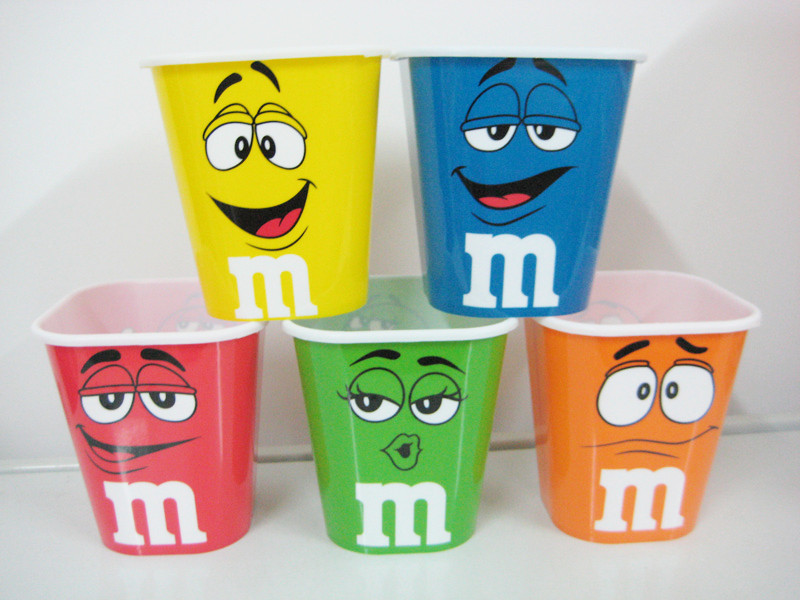 塑料爆米花桶，塑料糖果桶，塑料巧克力桶，塑料桶