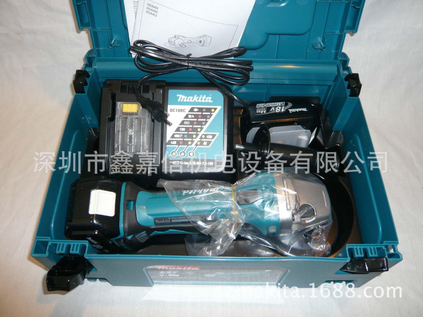 现货批发零售日本MAKITA牧田充电磨光机DGA402RFE