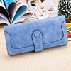 Long retro wallet, matte shoulder bag, Korean style