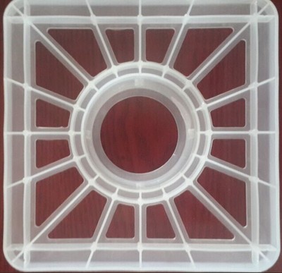 广告数码打印纸塑料堵头172*172纸筒堵头 方型纸管堵头|ms