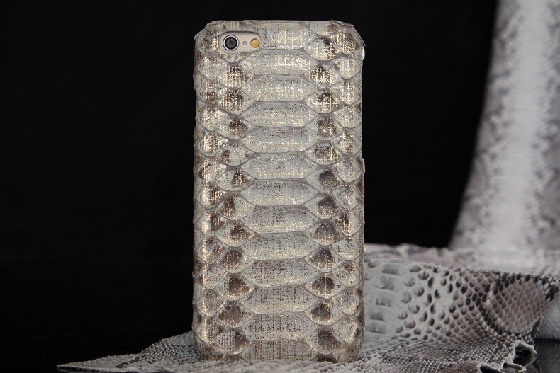 i-idea Handmade Luxury Genuine Real Python Snake Skin Leather Case Cove for Apple iPhone 6S Plus/6 Plus & iPhone 6S/6